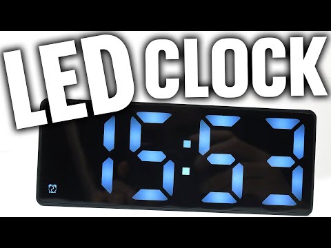 LED Clock SZ-810 Digital Alarm Clock - Large Display + Settings How To SetUp