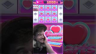 HEARTS HIGHWAYS 9 HEARTS INSANE WIN AGAIN 🔥🤑 ! CRAZYDOMME HIGHLIGHTS #slots #casino #bigwin Video Video