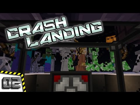 Minecraft Crash Landing - #02 - Tinker Tools + Troubles