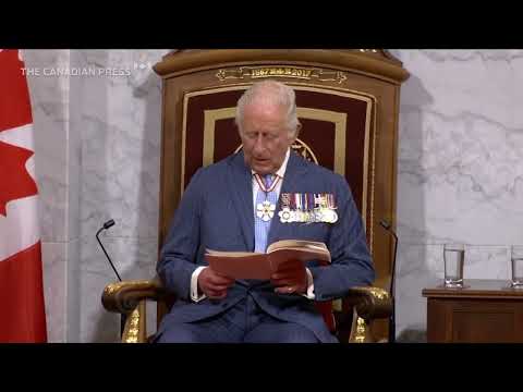 King delivers symbolic throne speech in Ottawa