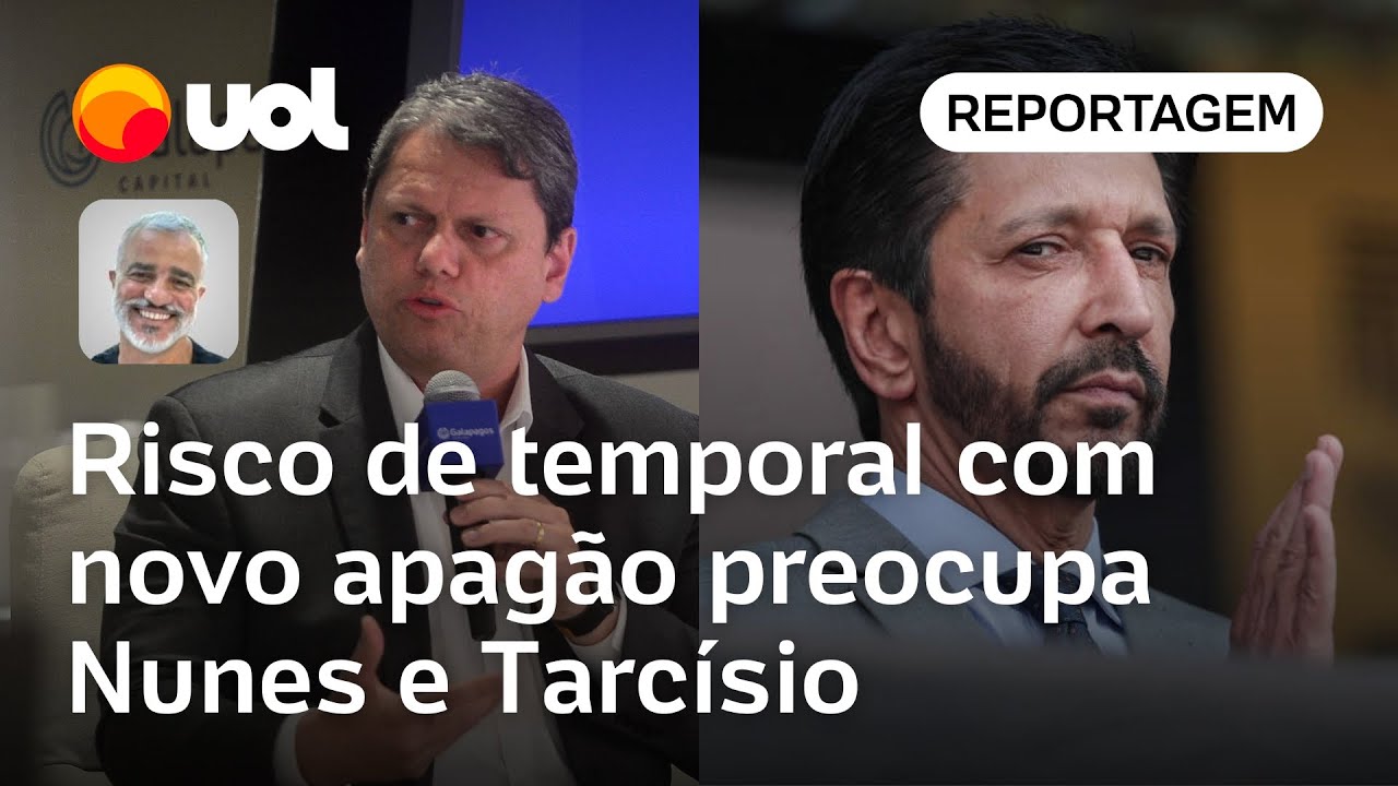 Eleições: risco de temporal com novo apagão na sexta em SP preocupa Nunes e Tarcísio | Kennedy