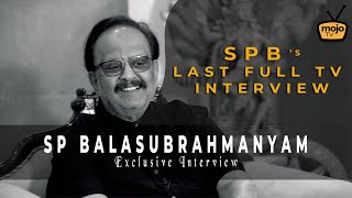 S.P. Balasubrahmanyam Exclusive Interview | The Finale | Mojo Projects
