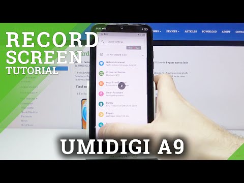 How to Record Screen in UMIDIGI A9-  Find Screen Recorder Option