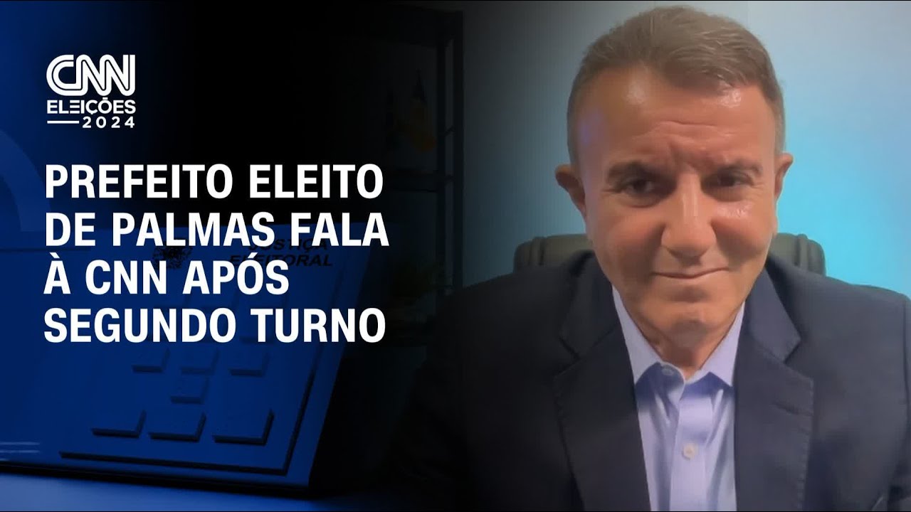 Prefeito eleito de Palmas fala à CNN após segundo turno | LIVE CNN