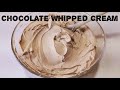 Chocolate Whipped Cream Frosting | How To Make Whipped Cream Icing | How To Make Chocolate Frosting