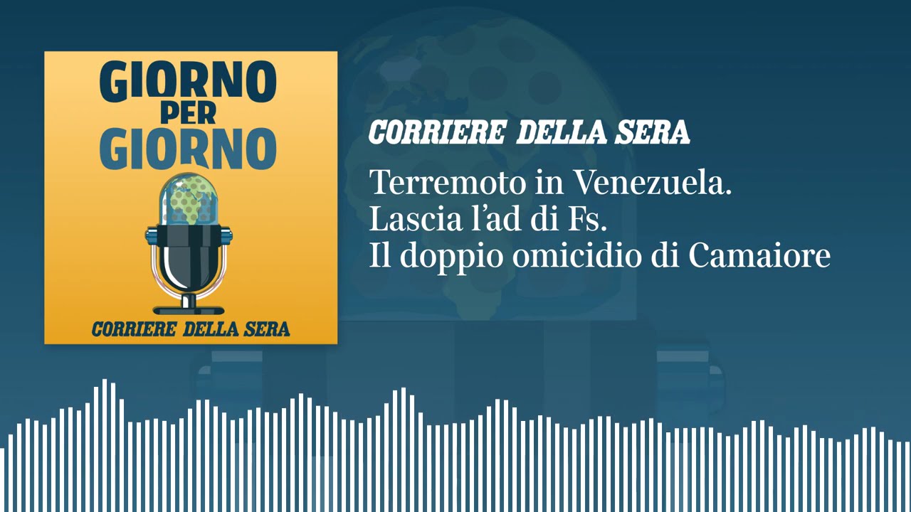 Terremoto in Venezuela. Lascia l’ad di Fs. Il doppio omicidio di Camaiore | GIORNO PER GIORNO 26/06