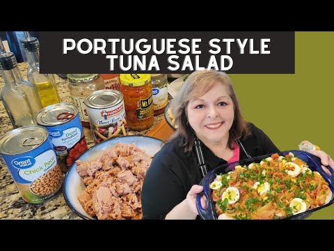 How to Make a Delicious Portuguese Style Tuna Salad - Salada de Atum - Amazing Quick Lunch or Dinner