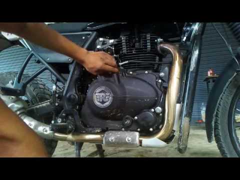 How to change engine oil and filter royal enfield himalayan