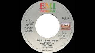 1983 HITS ARCHIVE: I Won’t Stand In Your Way - Stray Cats (stereo 45)