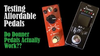 Video thumbnail for Donner Harmonic Square and DT-1 Tuner | Testing Affordable Pedals by One More Guitar
