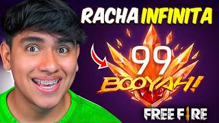 Conseguí la RACHA 99 en el ANIVERSARIO de FREE FIRE 😨