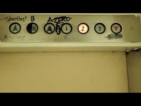 [Carnegie Mellon] Doherty Hall Westinghouse Traction Elevator (Black Buttons)