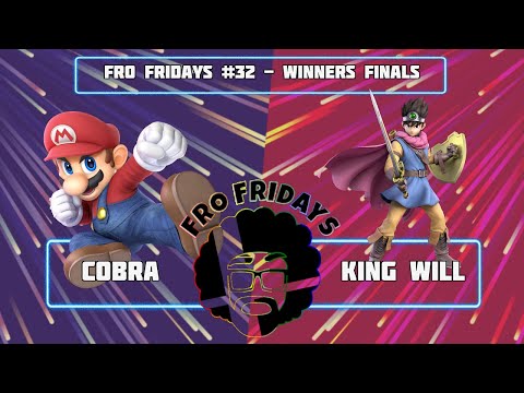 Fro Fridays #32 Winners Finals - Cobra (Mario) vs. King Will (Hero, Sonic) Smash Ultimate - SSBU