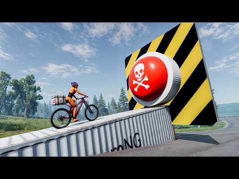 DO NOT Push this RED and DANGEROUS BUTTON! #11 🥵 BeamNG.drive