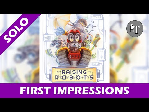 First Impressions of Raising Robots - Solo Board Game - YouTube