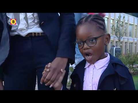 Opgewonden en een beetje bang op eerste schooldag