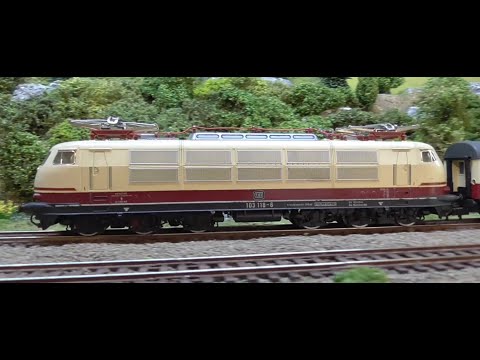 alte Fleischmann 4375 BR 103 digitalisieren ESU Lopkpilot 5 und LEDs einbauen