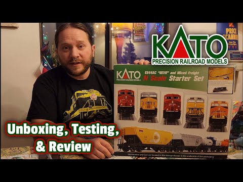 Kato N Scale Model Railroad Starter Set - Unboxing, Testing, & Review