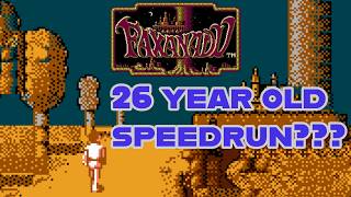 Faxanadu (NES) Speedrun recorded in 1990s
