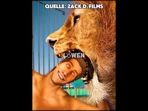 Kopf im Maul des Löwen