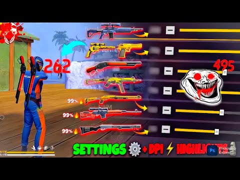 Free Fire Headshot Setting After Ob51 Update 2025⚡Best Sensitivity Settings ⚙️| Sensitivity Setting