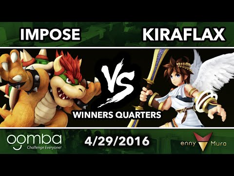 eM | Impose (Bowser) vs Kiraflax (Pit) - Smash 4 Oomba Weekly 2.3 WQ