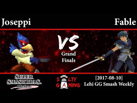 [2017-08-10] melee - Joseppi (Falco) vs Fable (Marth, Fox, Falco, Peach) GF