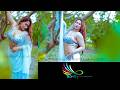 Saree Fashion 2024 For Saree Lovers Bong Beauty Model Priyanka In Blue Colour Saree Bong Fashion