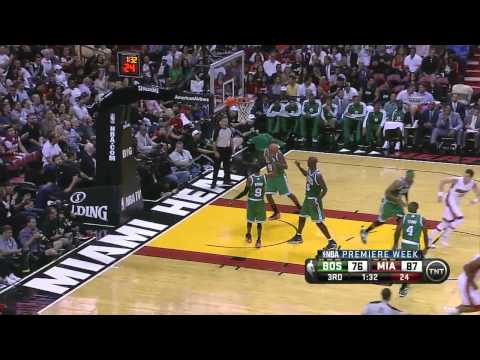 Ray Allen Miami Heat Debut Versus Boston Celtics 30-10-12