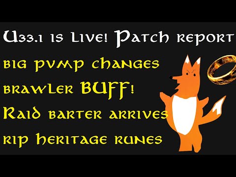 LOTRO U33.1 IS LIVE: PATCH REPORT | Big Pvmp Changes | Brawler Buffs! | Raid Barter | Heritage Nerf