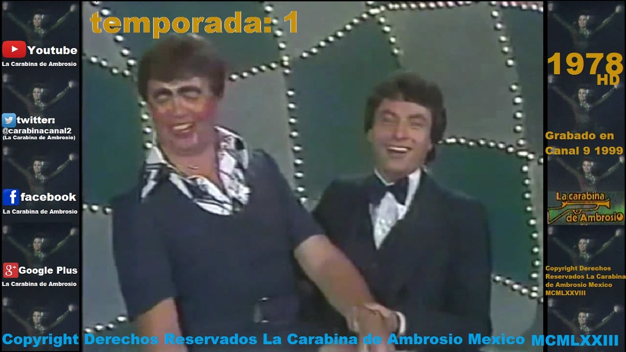 La Carabina de Ambrosio (1978) Pujitos chistes de cabaret. Programa Completo.