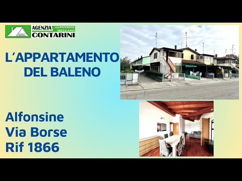 Appartamento con garage, giardino privato, ad Alfonsine. Piano primo ed ultimo. Parquet in legno