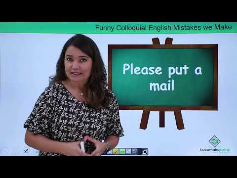 Funny Colloquial English Mistakes we make