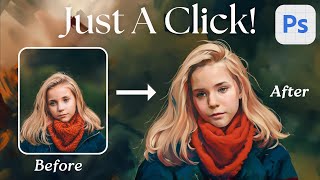Photoshop: Turn Photos into Paintings with a Click!