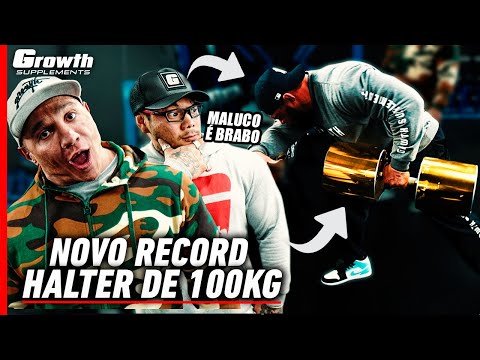 BRUNO SANTOS BUGOU FABIO GIGA E JAPA MORFO NO HALTER DE 100KG *Novo Record ?*