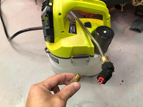 DIY TeeJet Nozzle Mod for Ryobi 18V One Gallon Sprayer P2810 P2830 | Better Spray Performance!