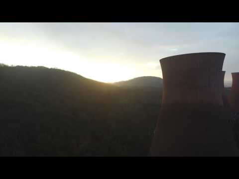 Flying my DJI Phantom 3 Advanced, near Ironbridge Power Station, Telford