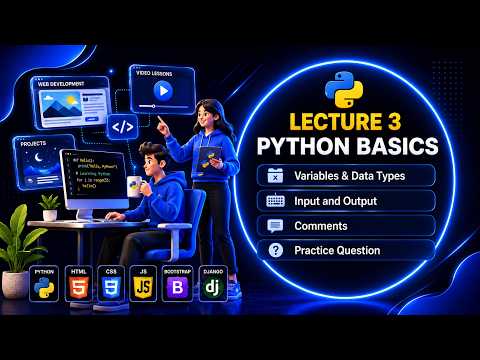 Full Stack Python Web Development Lecture 3 Comments Variables Input Output Data Types