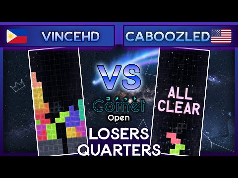 VTT Comet Open - VinceHD Vs. Caboozled Pie - Losers Quarters TETR.IO Tournament