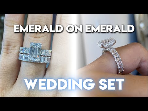 She RETURNED her 3ct Engagement Ring and We Made Her THIS | Emerald Cut Diamond Wedding Set