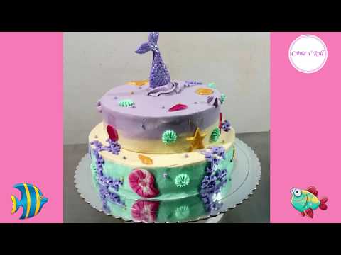 ¡Pastel de SIRENA! 🧜🏻‍♀️🌊