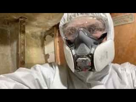 Removing cabin sole and main bulkhead from the sailboat.