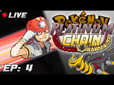 Pokemon Platinum Chain Monolocke Randomizer LIVE w/ Astroid - Ep 4 "LEGENDARY ENCOUNTERS!"