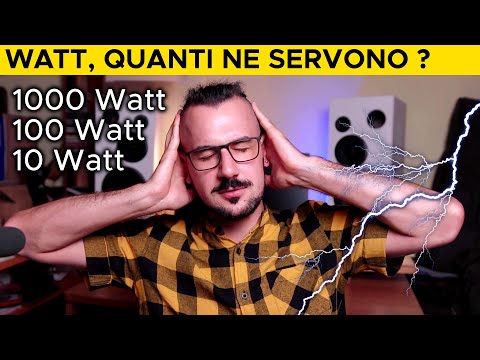 POTENZA e WATT, LA SPIEGAZIONE DEFINITIVA !