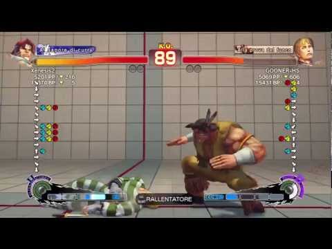Super Street Fighter IV AE2012 - GOONER-HS (Cody) Vs Xenesis2 (T.Hawk)
