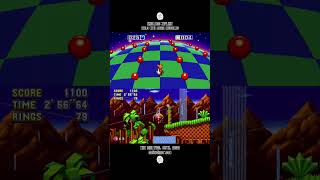 Endless Zipline - Tails with Mania Knuckles | Sonic Mania | #shorts #sonicshorts