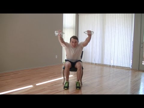 12 Min Chair Workout - HASfit Chair Exercises for Seniors - Seated Exercise