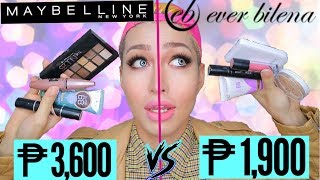 BATTLE OF THE BRANDS! (Ep. 1:) MAYBELLINE VS EVER BILENA! ALIN ANG MAS SULIT!?