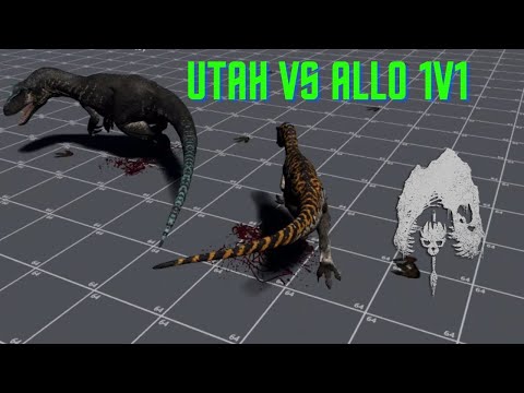 UTAH VS ALLO 1v1 - How to beat an Allo with Utah [The Isle Sandbox]