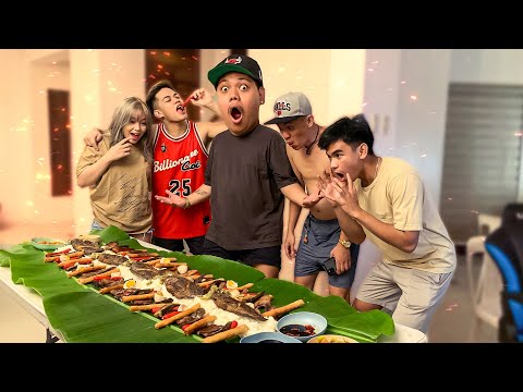 First Boodle Fight sa BILLIONAIRE GANG HOUSE!